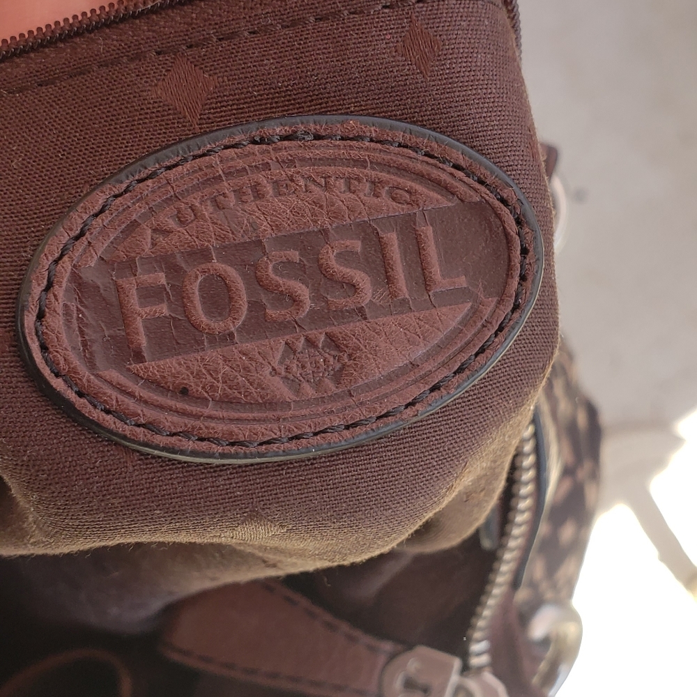 VINTAGE FOSSIL CONVERTIBLE BAG - Picture 6 of 7
